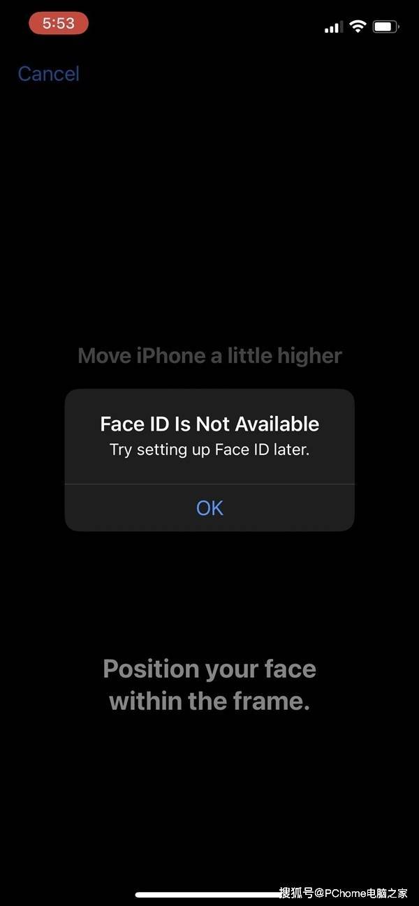 华为手机错误不提示错误
:部分iPhone用户反映升级iOS 16后Face ID出问题-第1张图片-太平洋在线