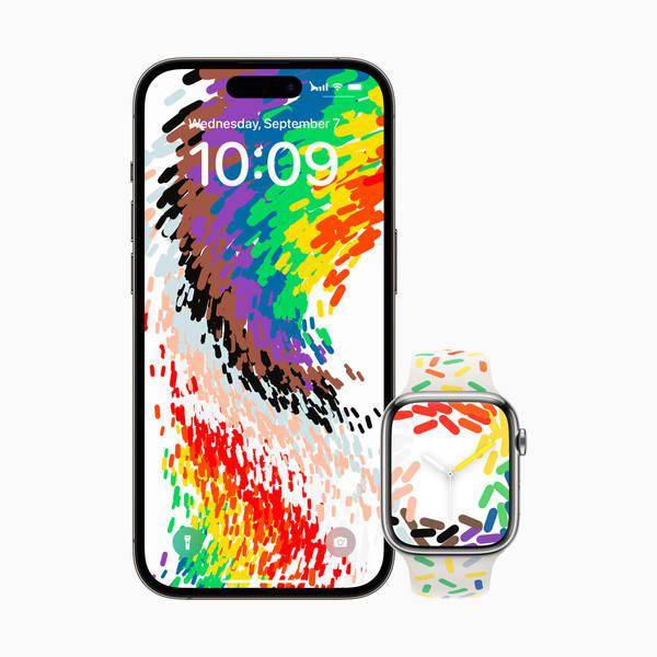 苹果手机版黑鹰卫士:Apple Watch彩虹运动表带上新 压模成型设计售价379元-第2张图片-太平洋在线