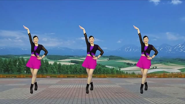 红山果广场舞蹈版小苹果小苹果广场舞视频儿童舞蹈